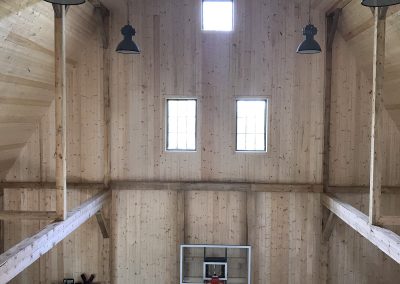 Basket Ball Court in Barn